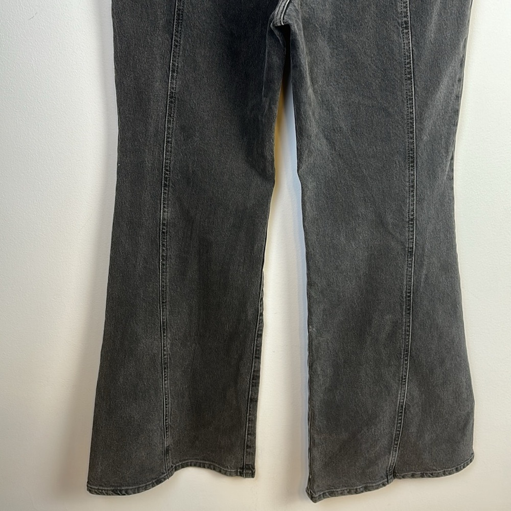 Free People We The Free Florence Flare Jeans High Rise Size 32 Stretch Cotton - Picture 11 of 16